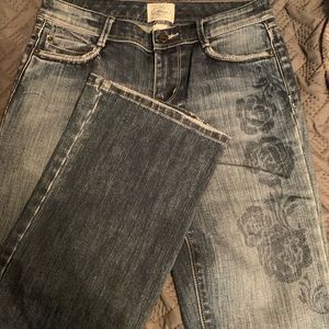 WHBM Floral Print Jeans